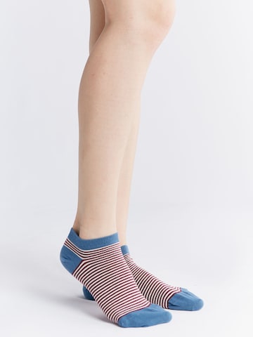 Albero Natur Ankle Socks in Red