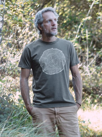 Life-Tree Shirt 'BigSlice'‌‌‌‌‌‌ in Blau