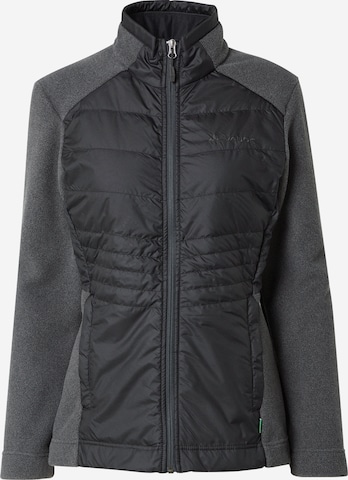 VAUDE Athletic fleece jacket 'Idris' in Black: front