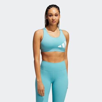 ADIDAS SPORTSWEART-shirt Sportski grudnjak - plava boja: prednji dio