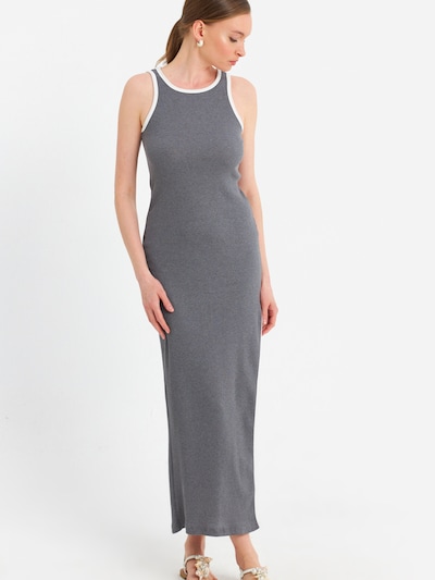 Cool & Sexy Šaty - šedá / bílá, Produkt