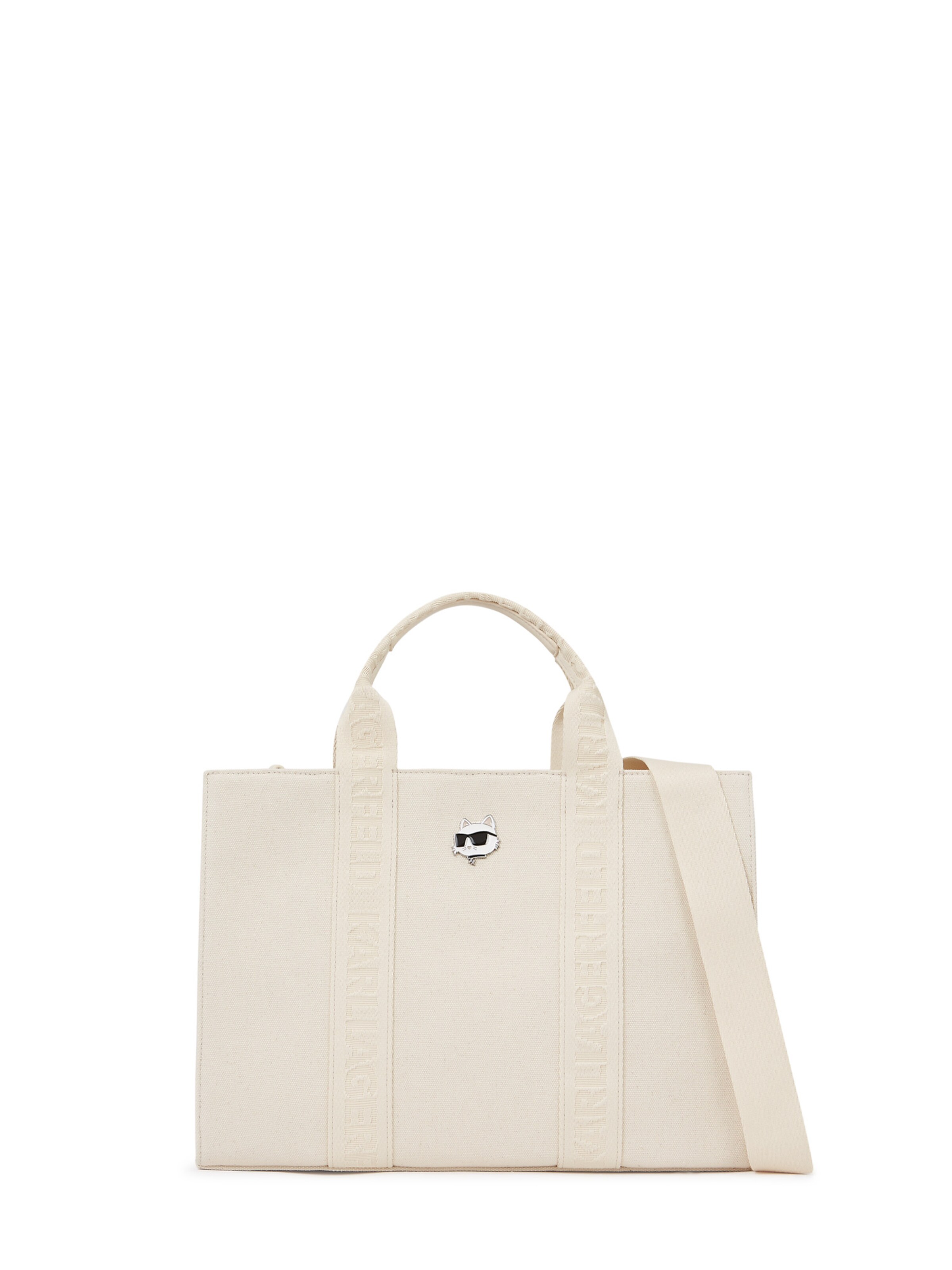 fehér Karl Lagerfeld Shopper táska ' IKON CHOUPETTE PIN SQUARE ', Termék nézet