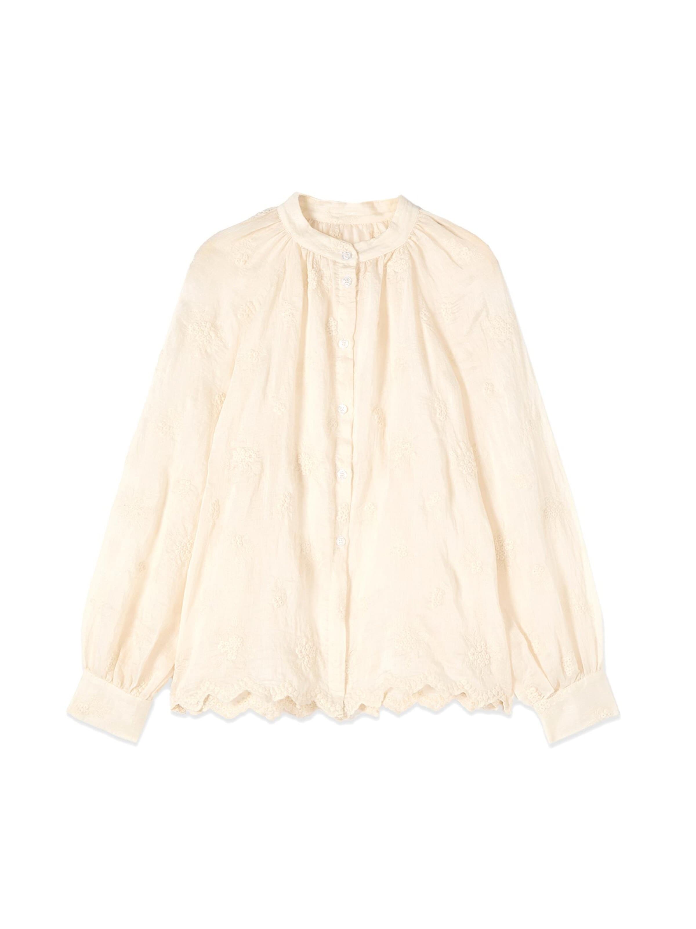 oltre - Blusa en beige: frente