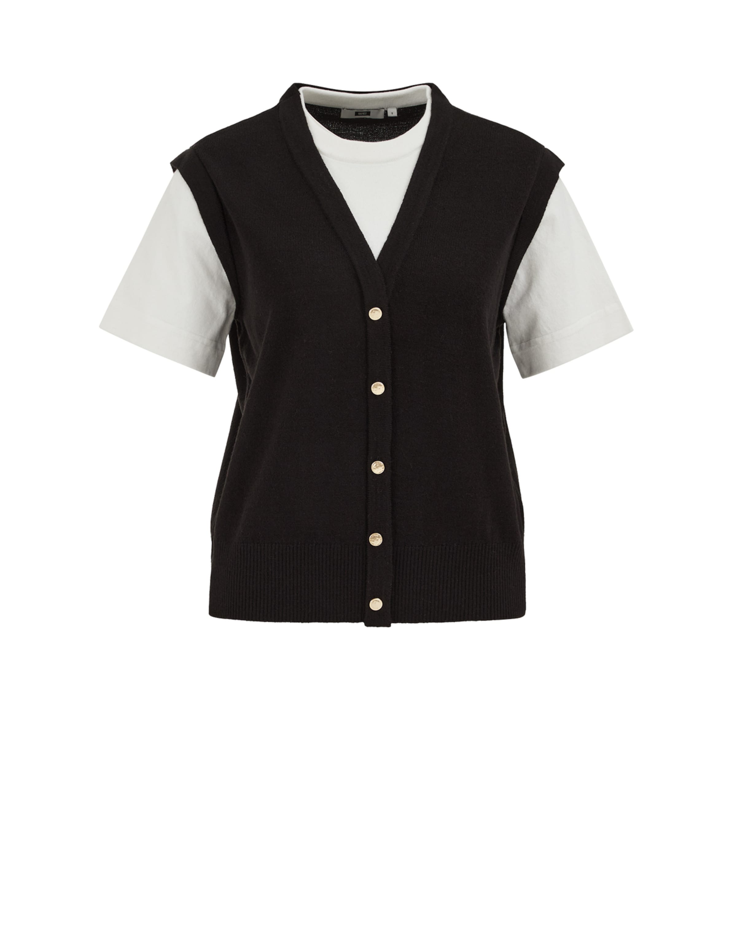 Pulover de la WE Fashion pe negru: față