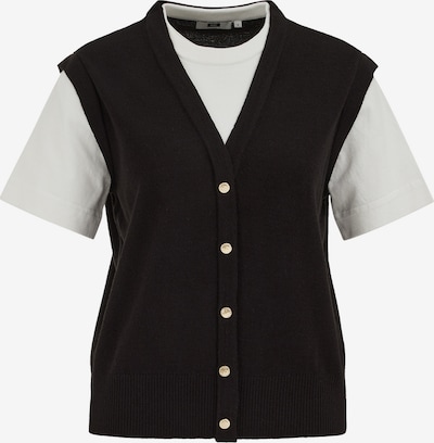 WE Fashion Sveter, veľkosť XS - čierna / biela, Produkt