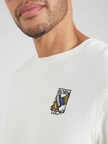 BLEND Sweatshirt in Weiß