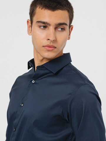 JACK & JONES Slim fit Overhemd in Blauw