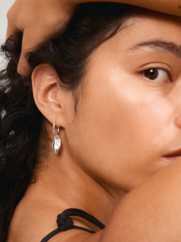 Orecchini 'Breeze' di Pilgrim in argento: frontale