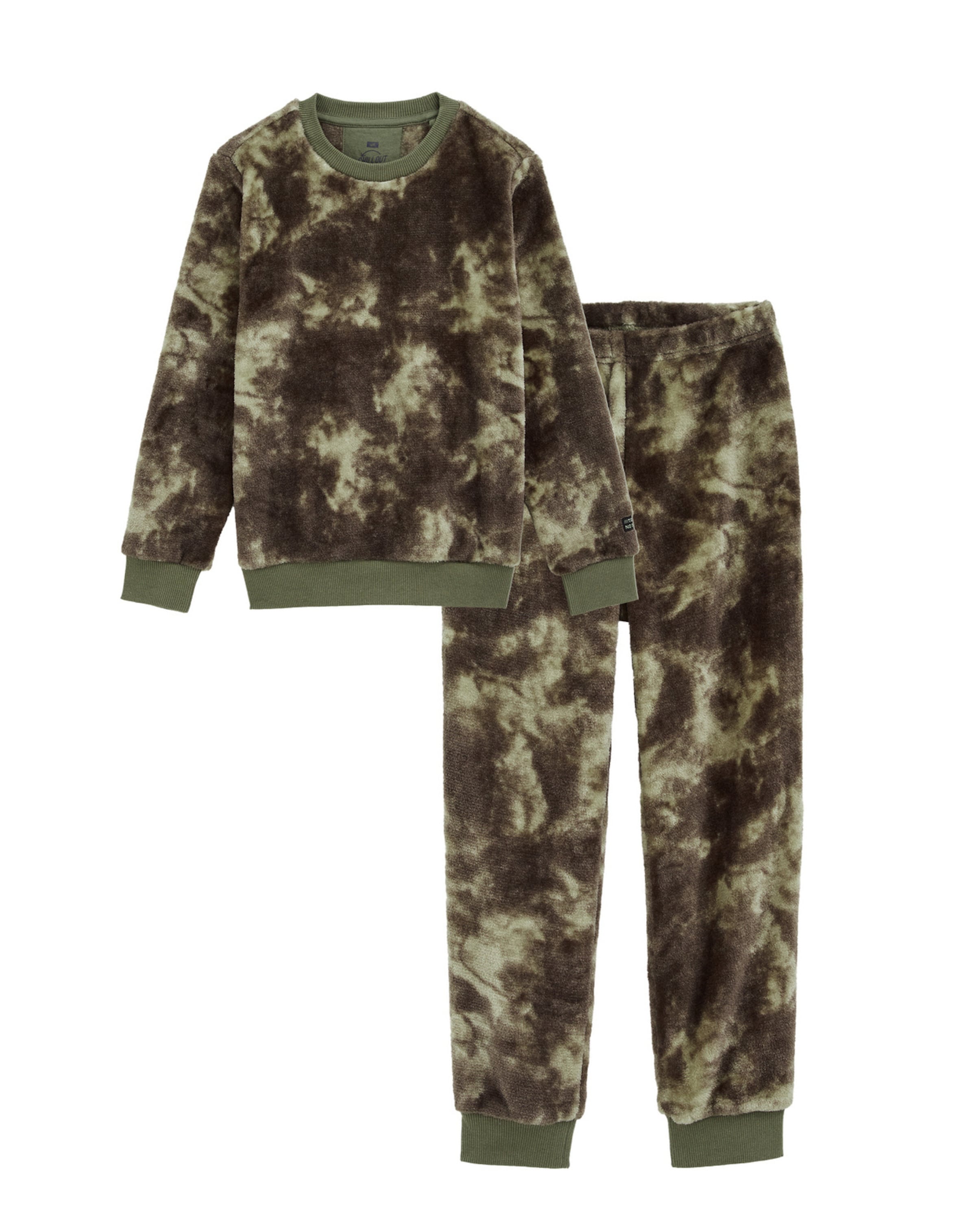 WE Fashion Πιτζάμα σε πράσινο: μπροστά