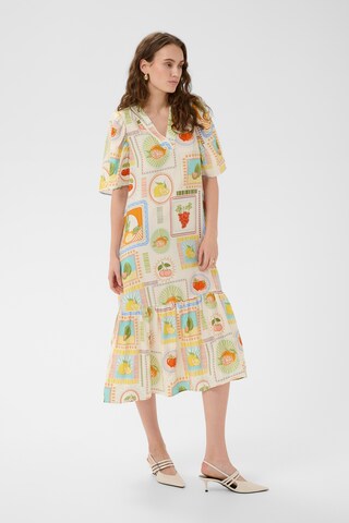 CULTURE Dress 'CUOrange' in Beige
