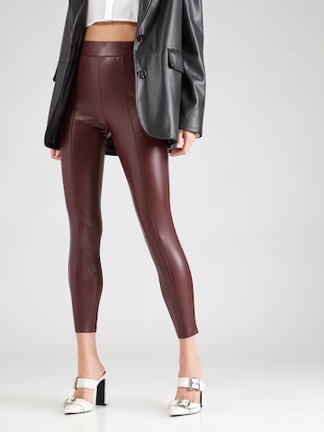 Skinny Leggings 'Sara' TOPSHOP en rouge : devant