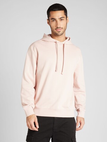 Sweat-shirt 'Dapo' HUGO en rose : devant