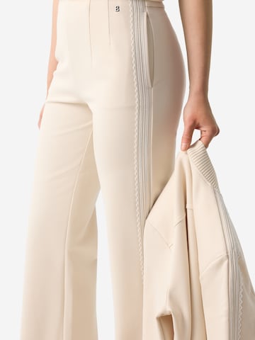 BOGNER Wide Leg Hose 'Lana' in Beige