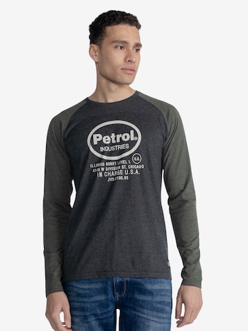 Petrol Industries Shirt 'Menasha' in Grey: front