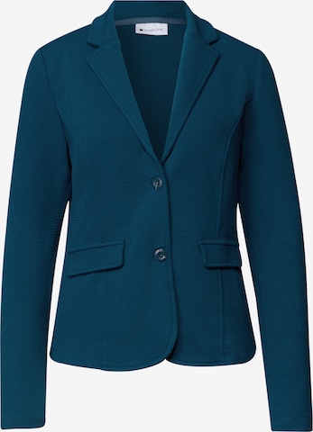 STREET ONE Basic Blazer mit Struktur in Blau: Vorderseite