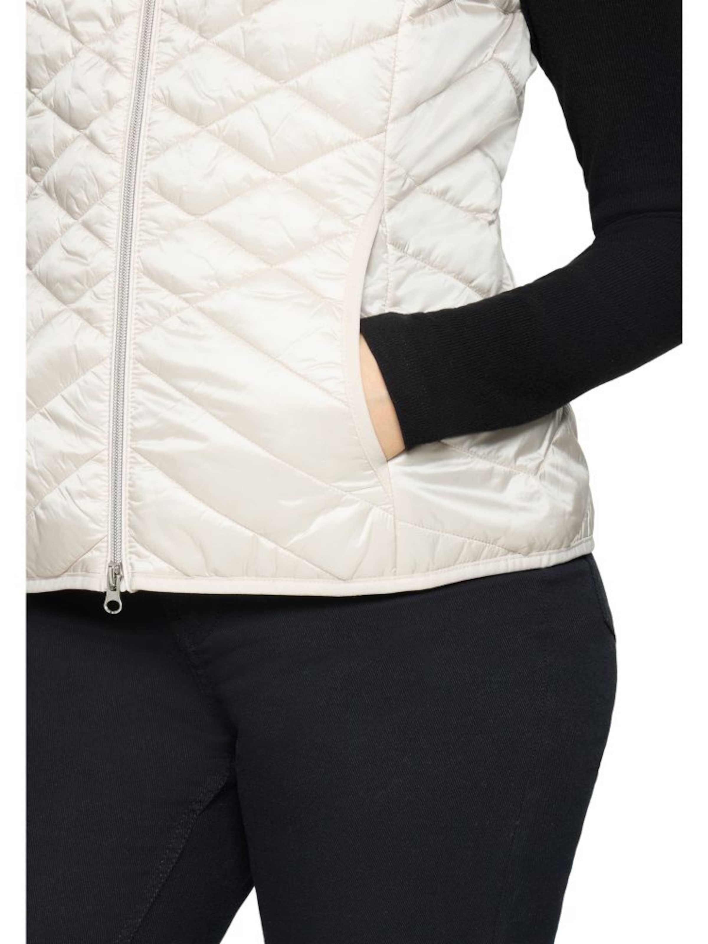 Betty Barclay Steppweste mit Reißverschluss in Beige