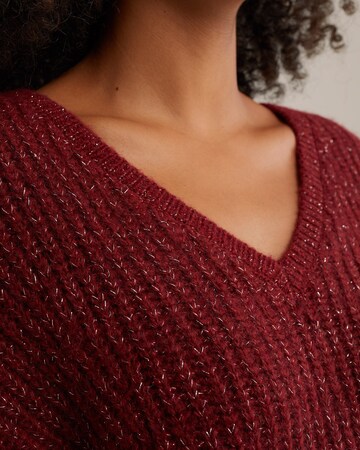 Pull-over WE Fashion en rouge