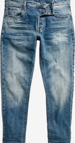 G-STAR Slimfit Farkut '3301 Slim' värissä sininen: etupuoli