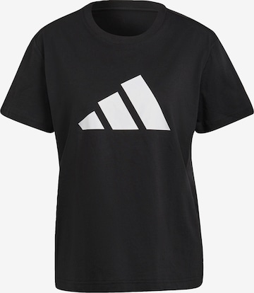 ADIDAS PERFORMANCE - Camiseta funcional 'Future Icons' en negro: frente