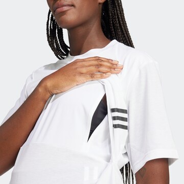 ADIDAS PERFORMANCE Funktionsbluse i hvid