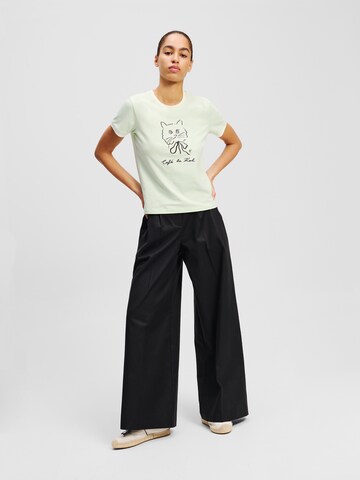 Tricou 'KL x Jorge Parra' de la Karl Lagerfeld pe alb