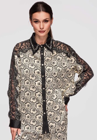 Ombre Blouse in Beige