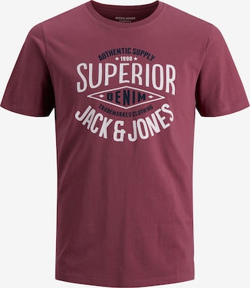 T-Shirt JACK & JONES en rose : devant