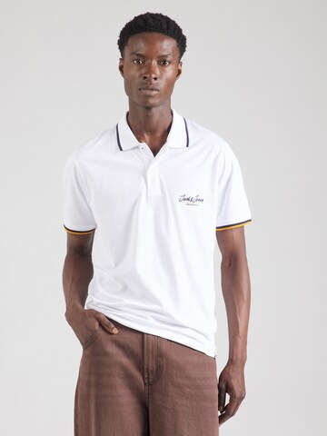 JACK & JONES Μπλουζάκι 'JORTEN' σε λευκό: μπροστά