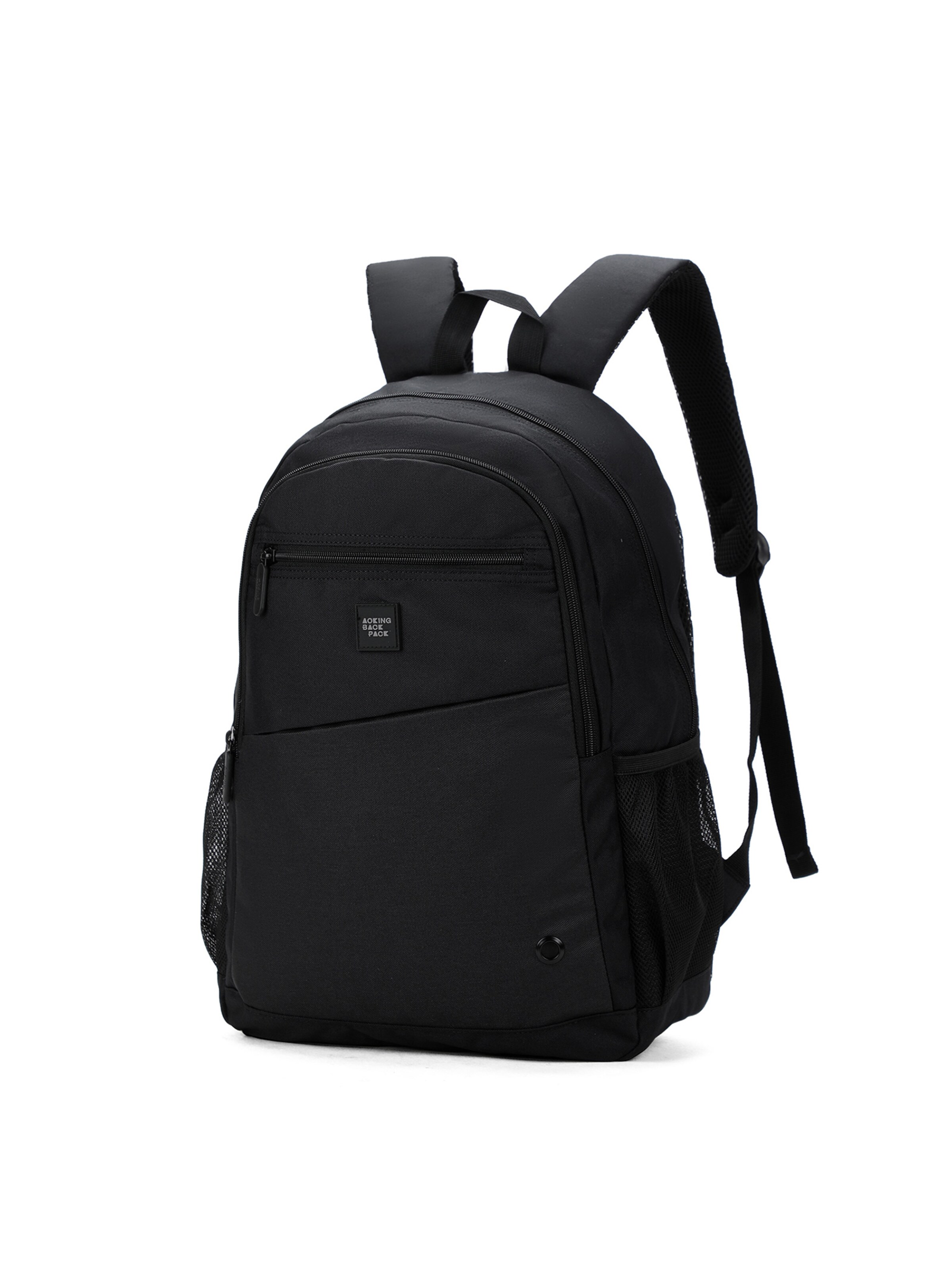 Aoking Rucksack in Schwarz: Vorderseite