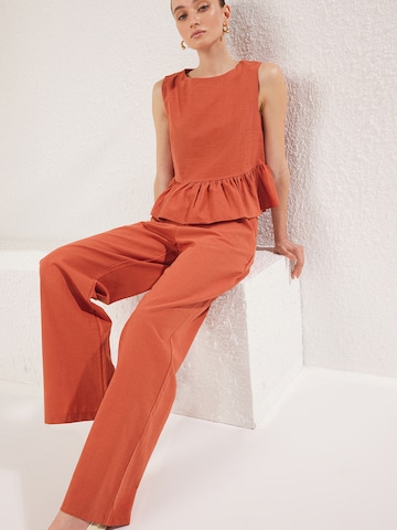 Trendyol Брючный костюм в Оранжевый