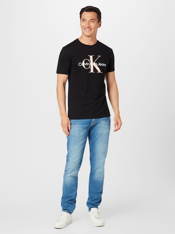 Calvin Klein Jeans Slimfit Jeans in Blauw