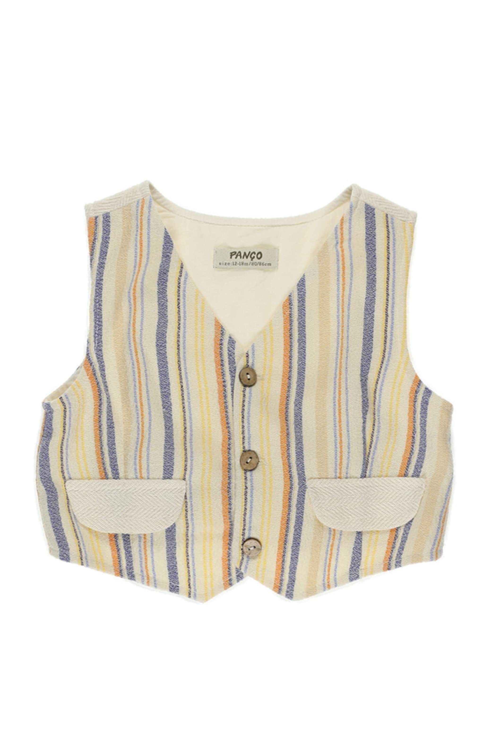 Panço Bodywarmer in Beige: voorkant