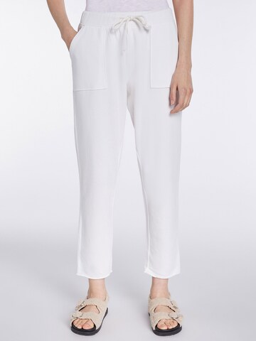 Coupe slim Pantalon SET en blanc : devant