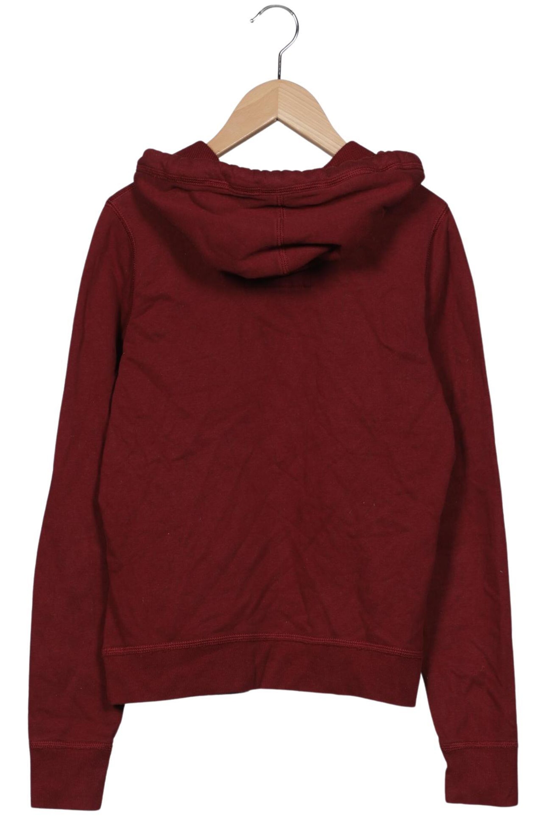 HOLLISTER Sweatshirt & Zip-Up Hoodie in M in Red