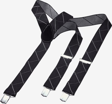 Jan Vanderstorm Suspenders 'Lennart' in Black: front