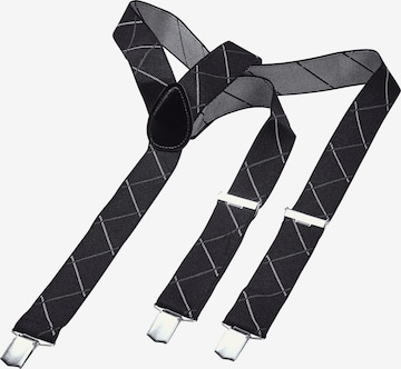 Jan Vanderstorm Suspenders 'Lennart' in Black: front