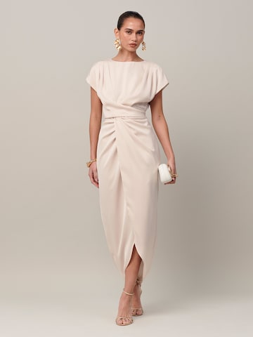 Sável - Vestido 'Sissy' em bege: frente