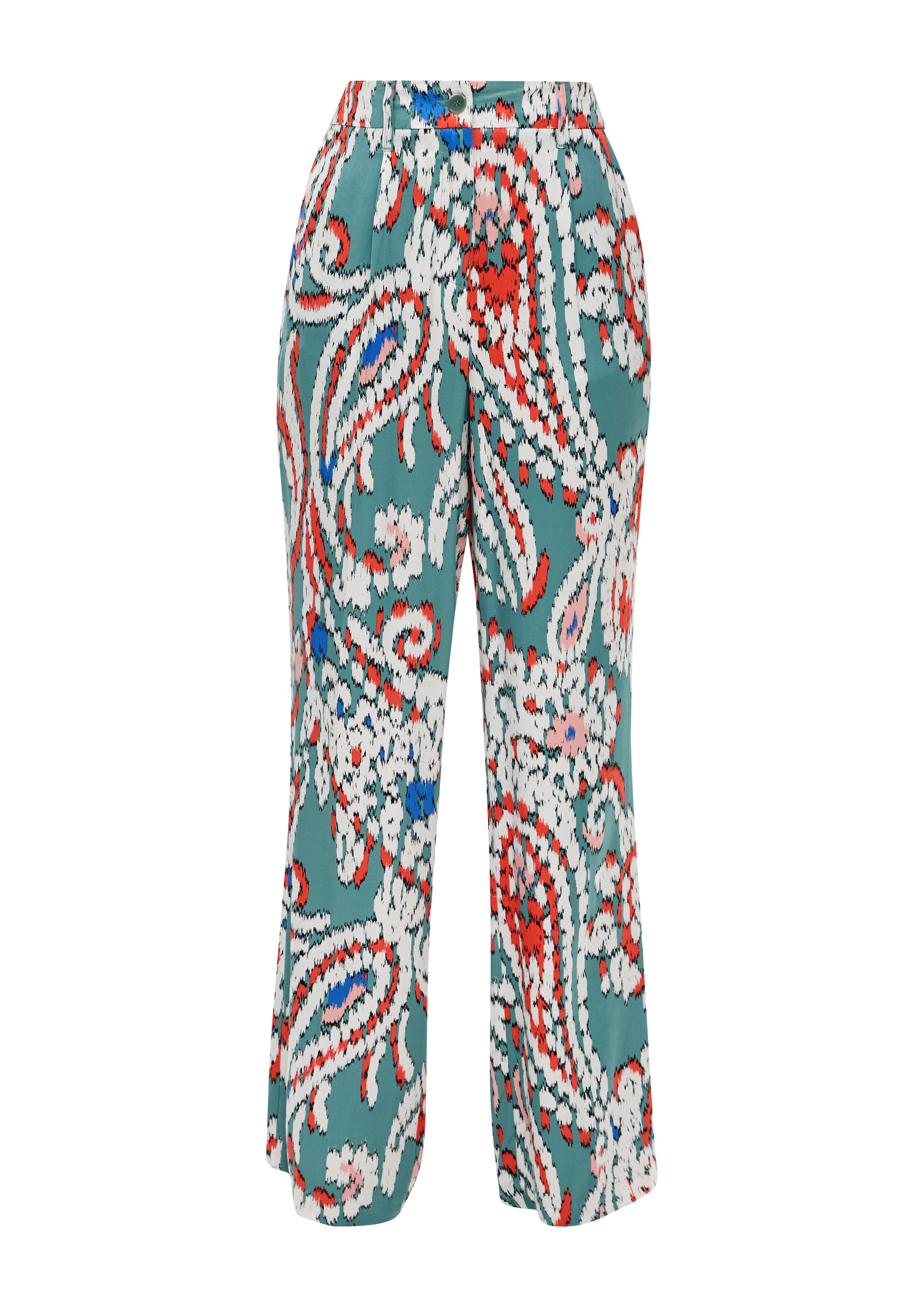 Pantalon à pince s.Oliver en vert : devant