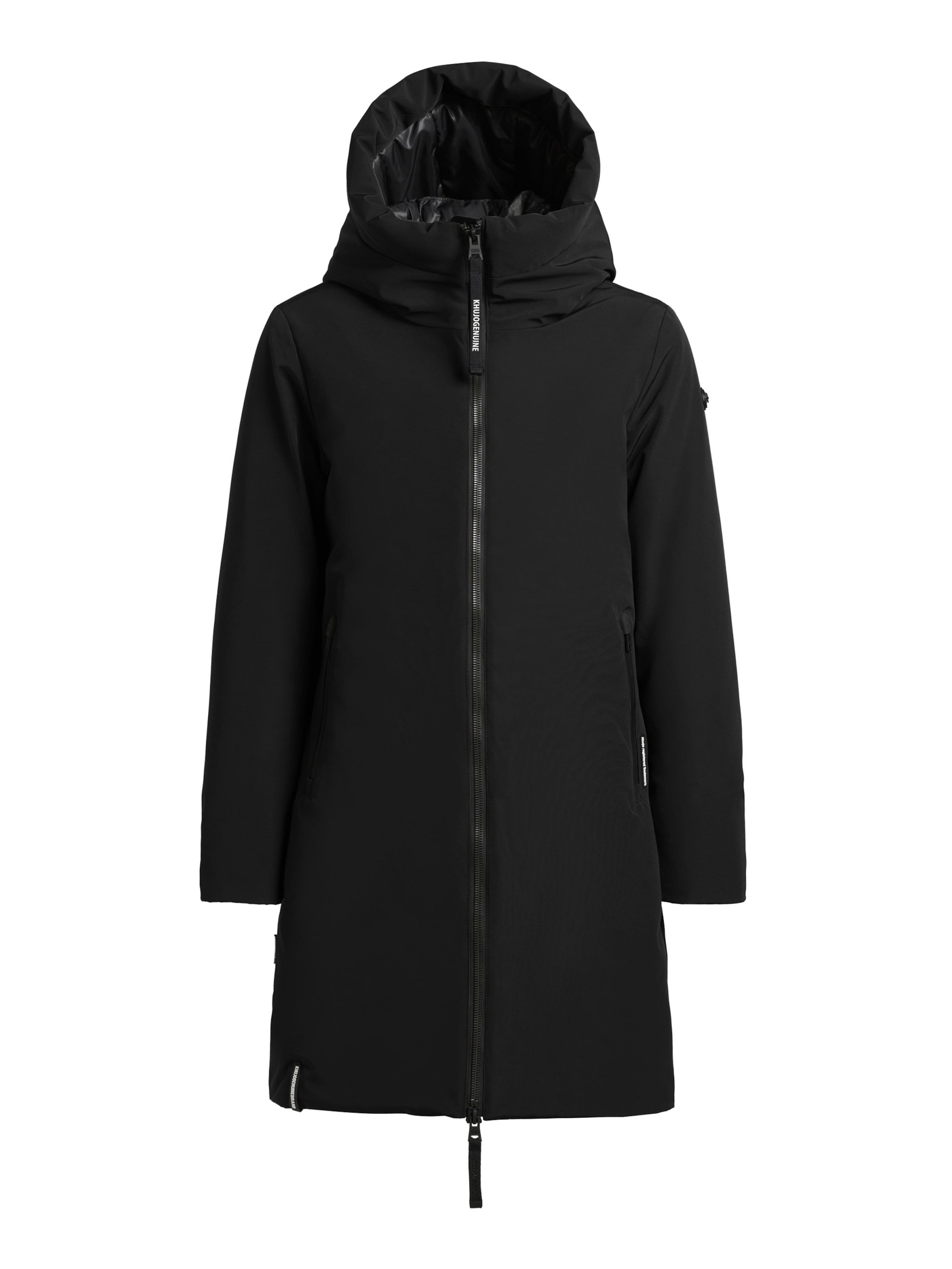 khujo Winterjas 'Zola' in Zwart: voorkant