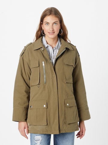 Nasty Gal Between-season jacket in Green: front