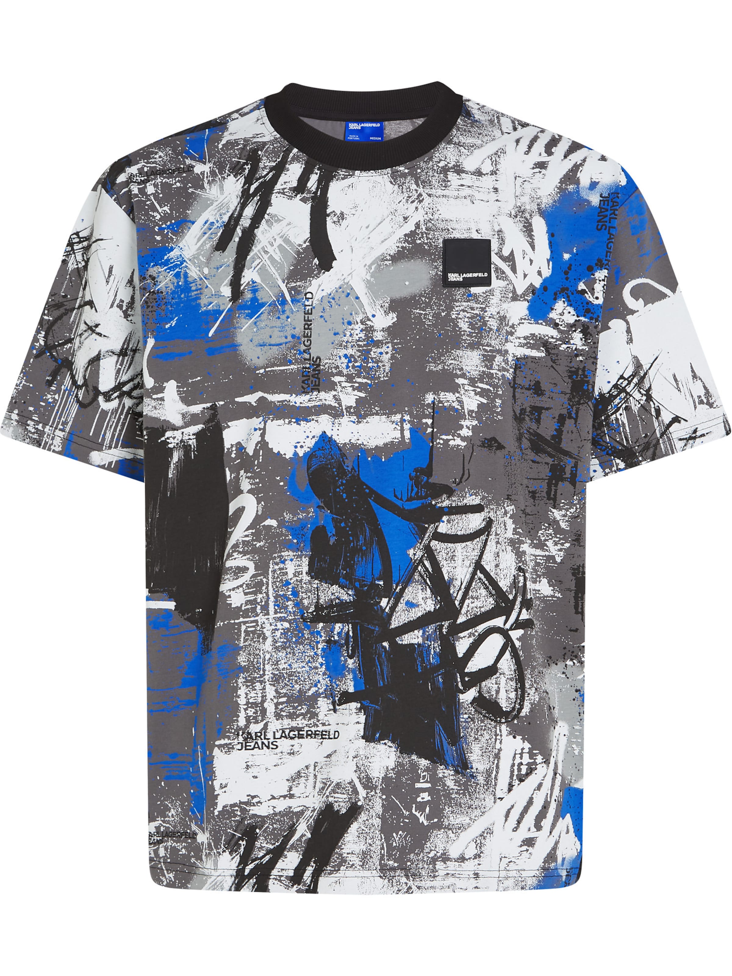 KARL LAGERFELD JEANS Тениска в пъстро: отпред