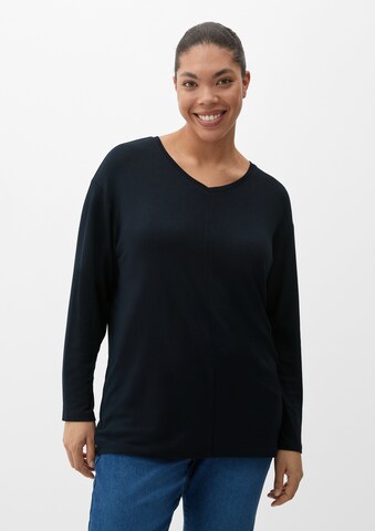 TRIANGLE Shirt in Blau: Vorderseite