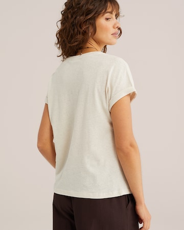 WE Fashion Тениска в бежово