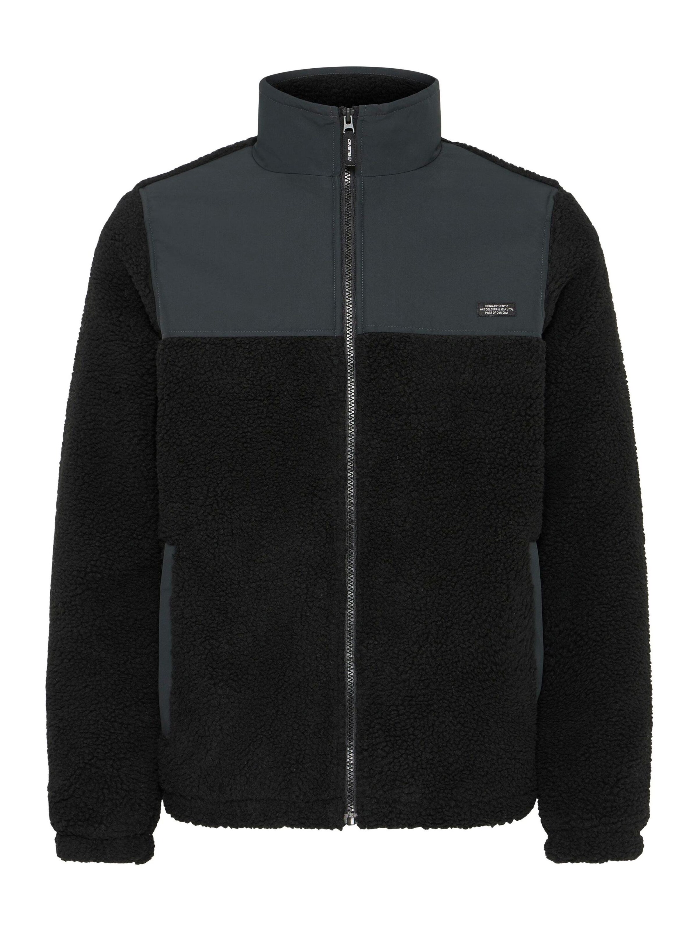 BLEND Tussenjas ' BHMTort ' in Zwart: voorkant