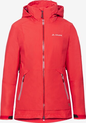 VAUDE Outdoorjacke 'Elope' in Rot: predná strana