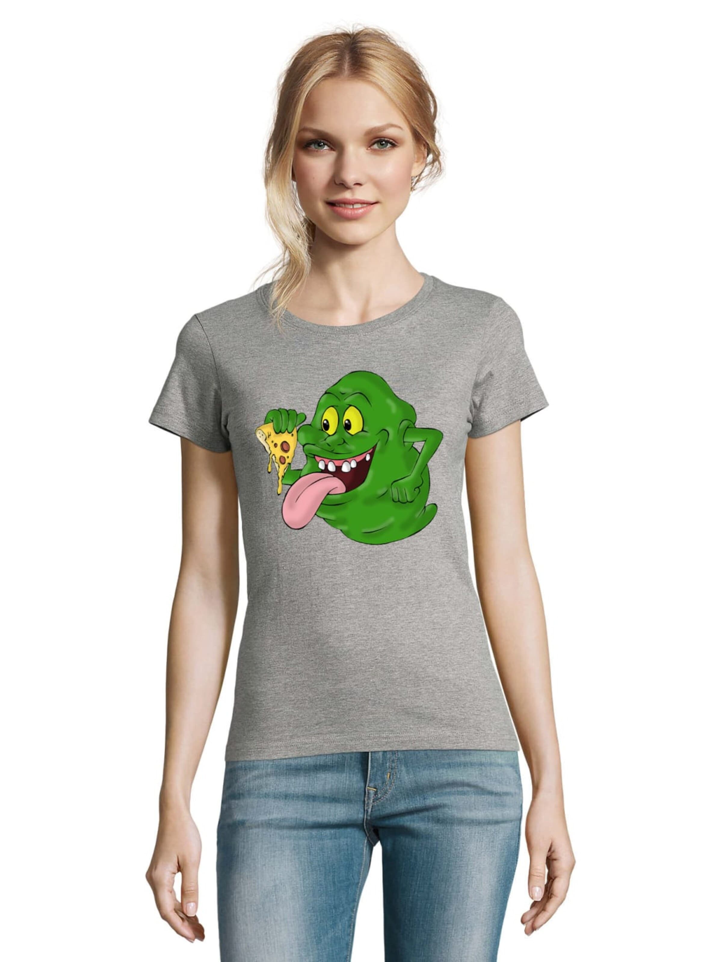 Blondie & Brownie Shirt 'Slimer' in Grey: front