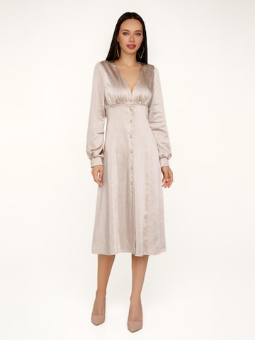 Anushka Kleid in Beige