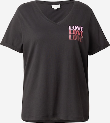 ONLY Carmakoma Shirt 'CARBEA' in Black: front