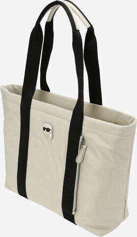 Karl Lagerfeld Shopper in Bruin: voorkant