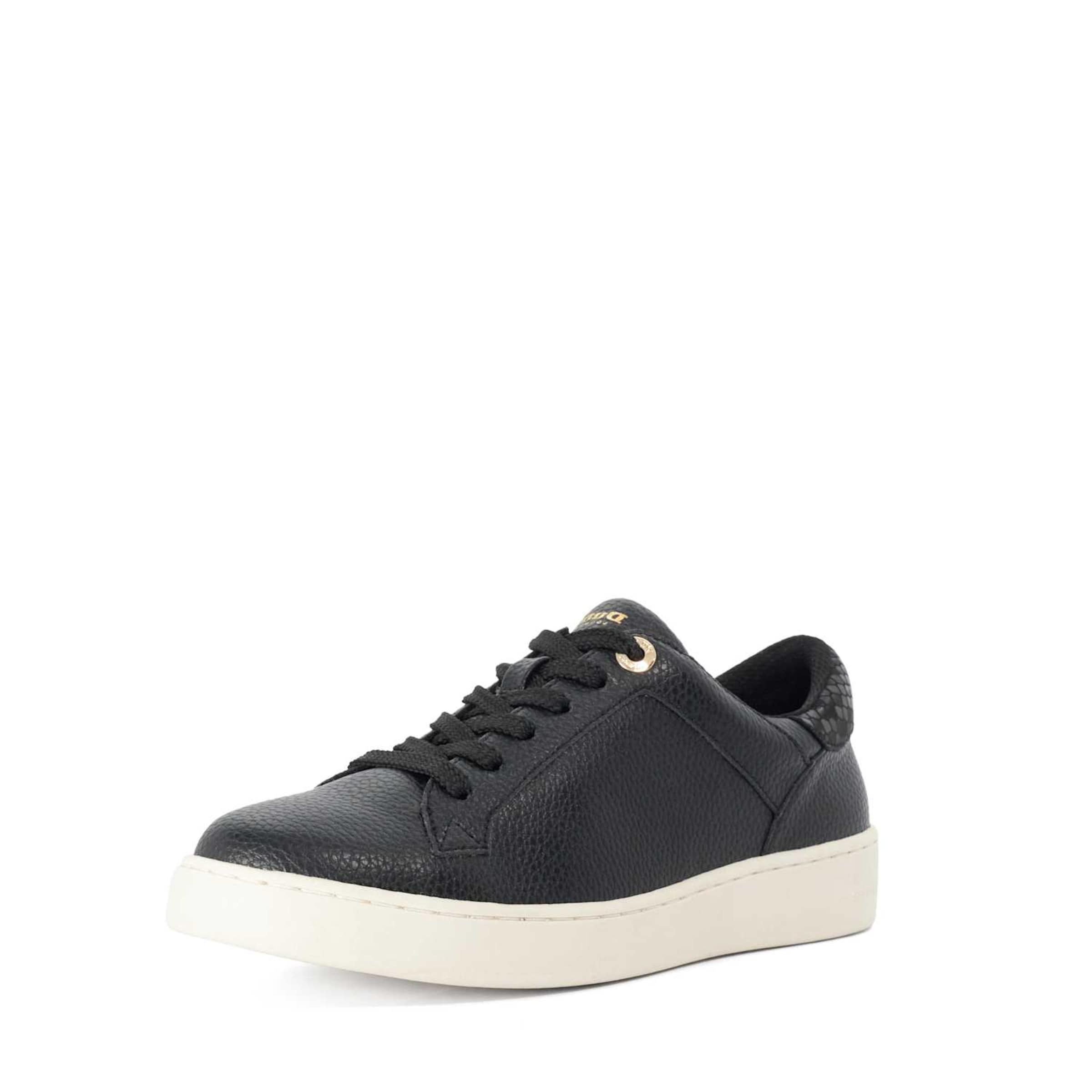 Dune LONDON Sneakers laag 'Emba' in Zwart: voorkant
